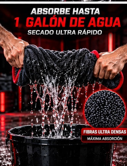 Toalla de Microfibra XXL para Coche – Secado Ultra Absorbente sin Marcas